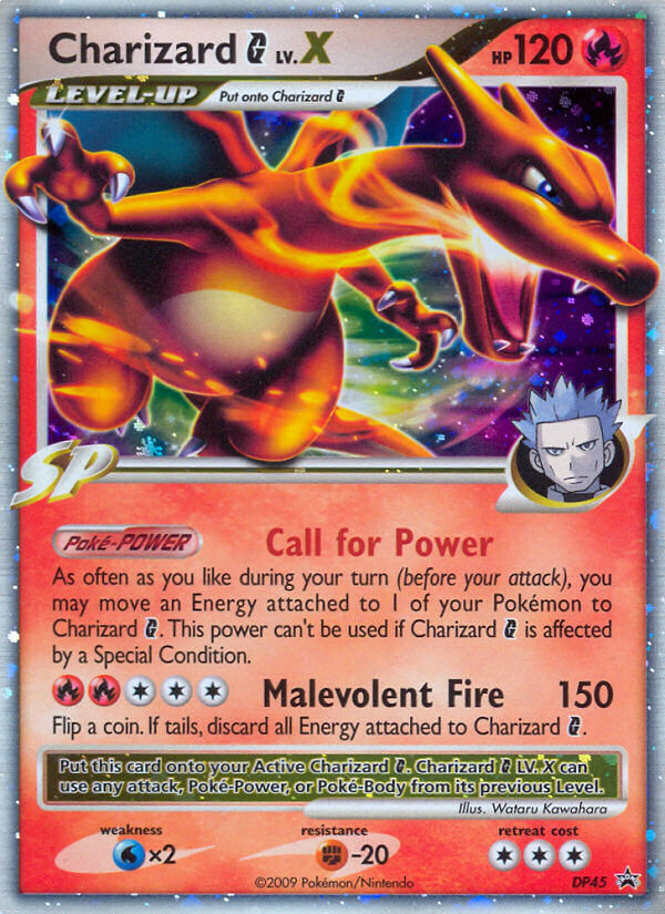 Charizard G LV.X - DP Black Star Promos SET-DP45