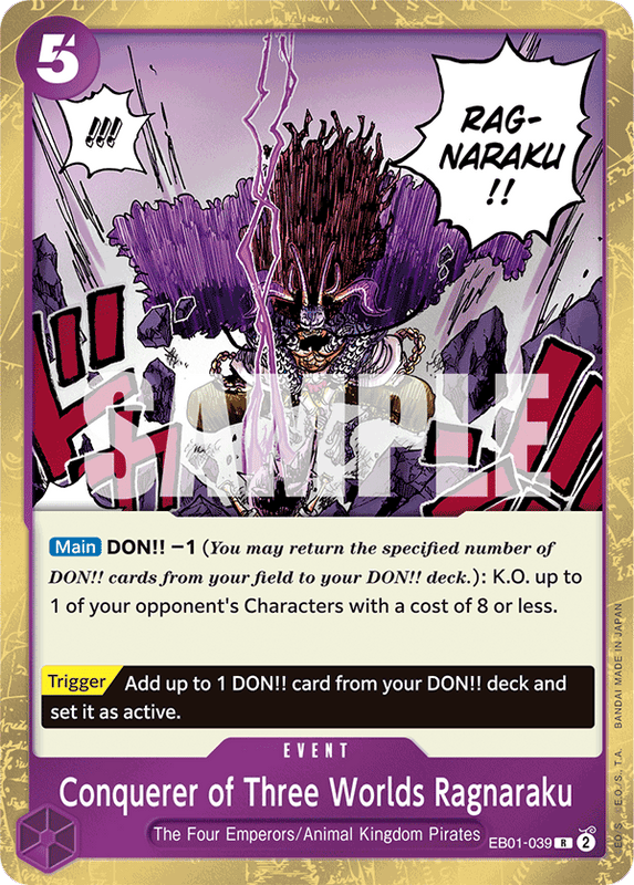 Conquerer of Three Worlds Ragnaraku EB01-039