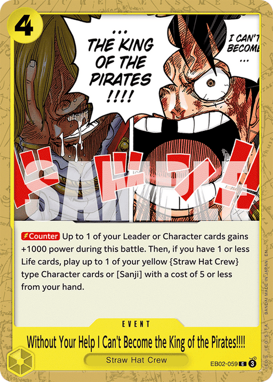 Without Your Help I Can't Become the King of the Pirates!!!! EB02-059