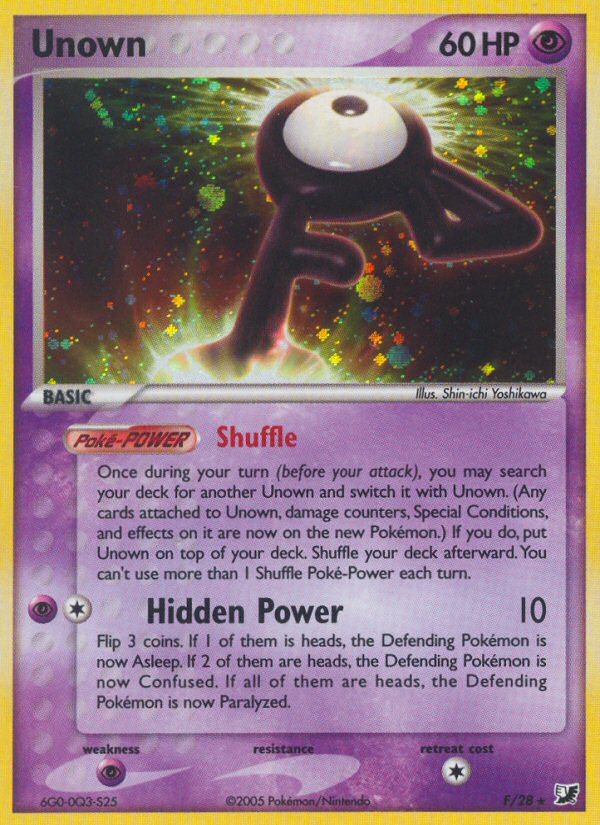 Unown - Unseen Forces SET-F