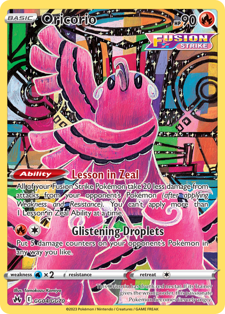 Oricorio - Crown Zenith Galarian Gallery SET-GG04