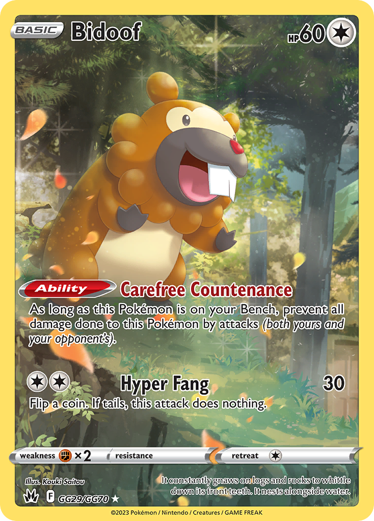 Bidoof - Crown Zenith Galarian Gallery SET-GG29