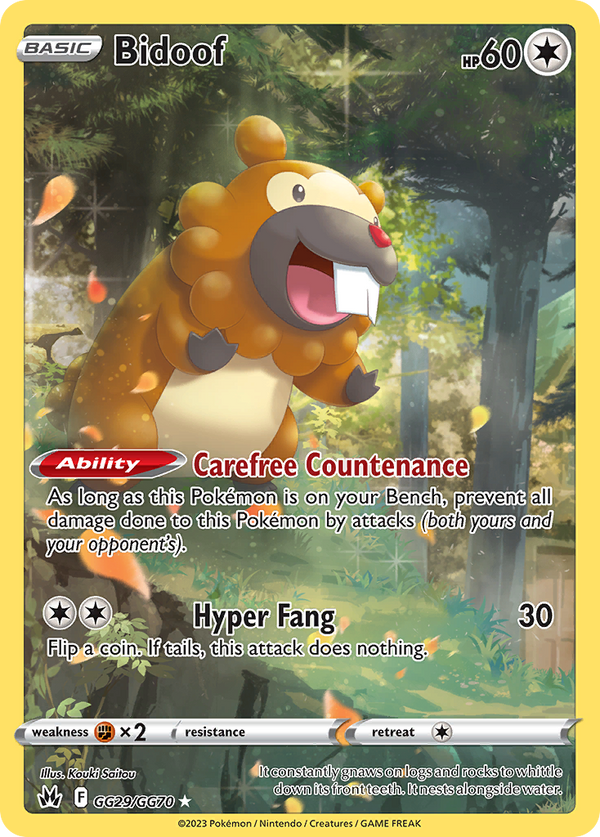 Bidoof - Crown Zenith Galarian Gallery SET-GG29