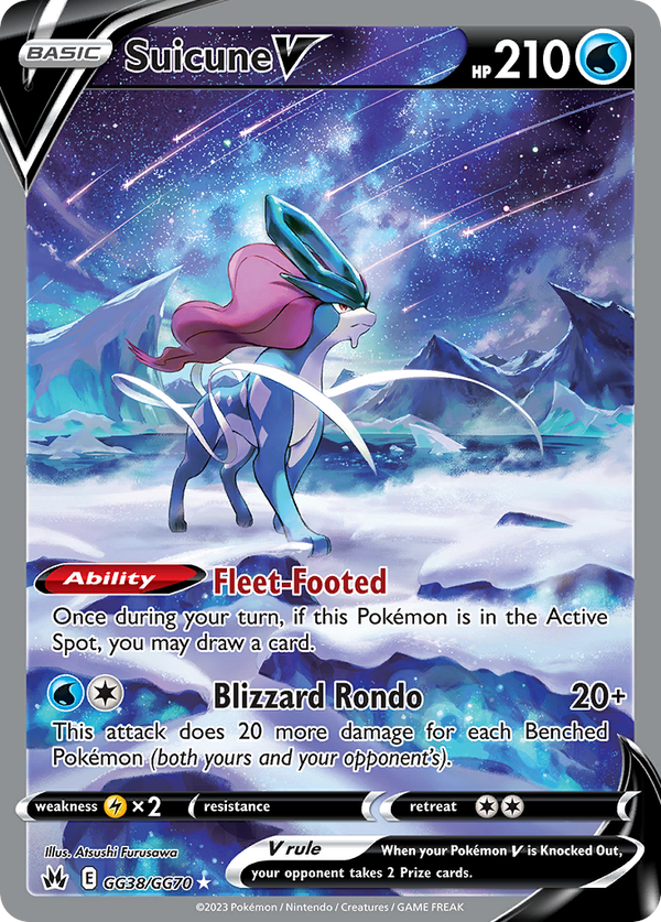 Suicune V - Crown Zenith Galarian Gallery SET-GG38