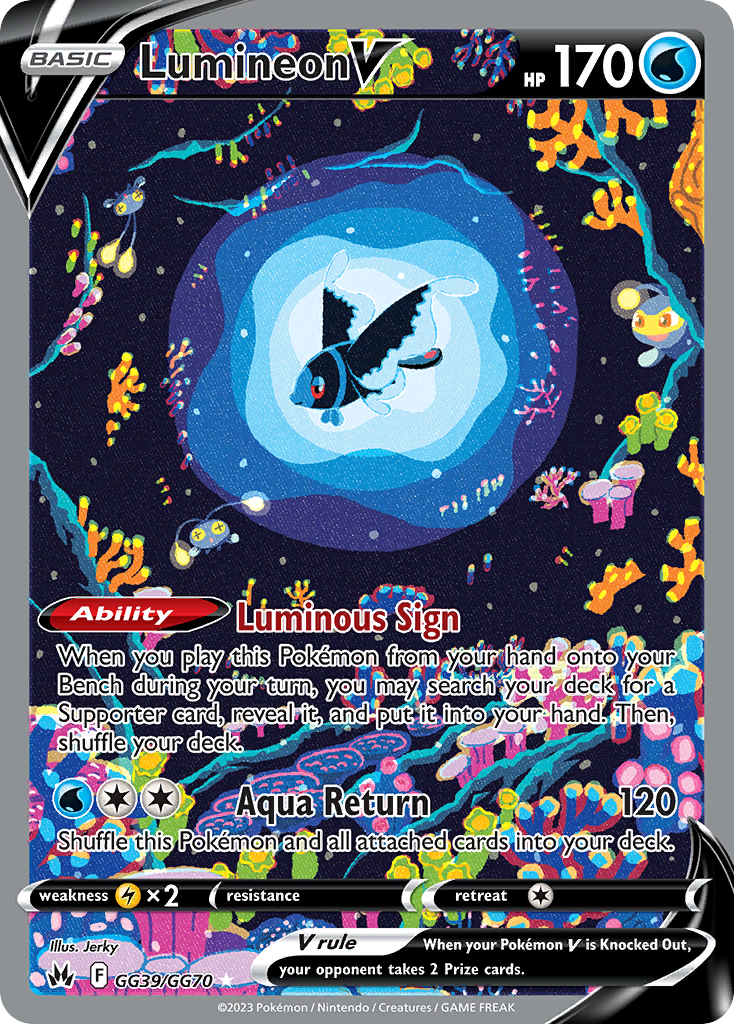 Lumineon V - Crown Zenith Galarian Gallery SET-GG39