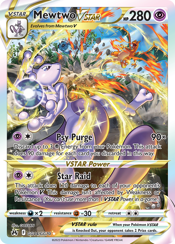 Mewtwo VSTAR - Crown Zenith Galarian Gallery SET-GG44