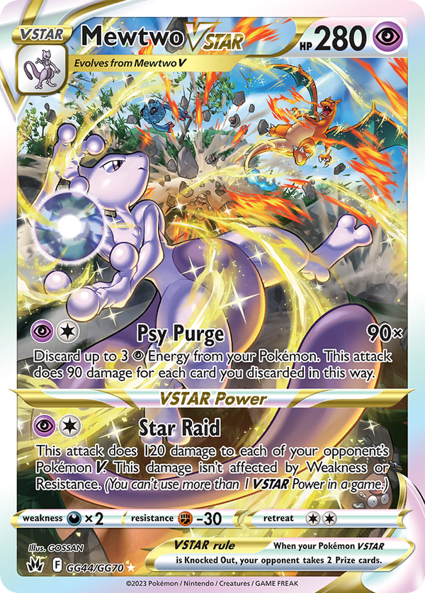Mewtwo VSTAR - Crown Zenith Galarian Gallery SET-GG44