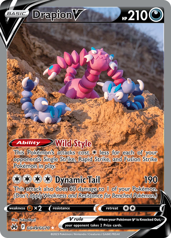 Drapion V - Crown Zenith Galarian Gallery SET-GG49