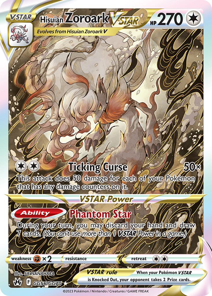 Hisuian Zoroark VSTAR - Crown Zenith Galarian Gallery SET-GG56