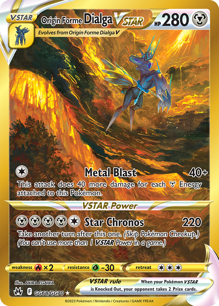Origin Forme Dialga VSTAR - Crown Zenith Galarian Gallery SET-GG68
