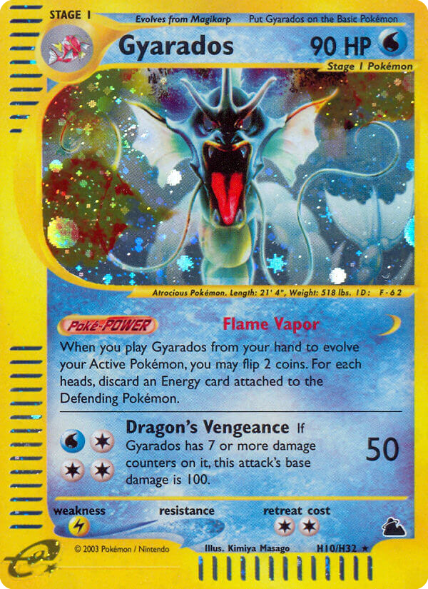 Gyarados - Skyridge SET-H10