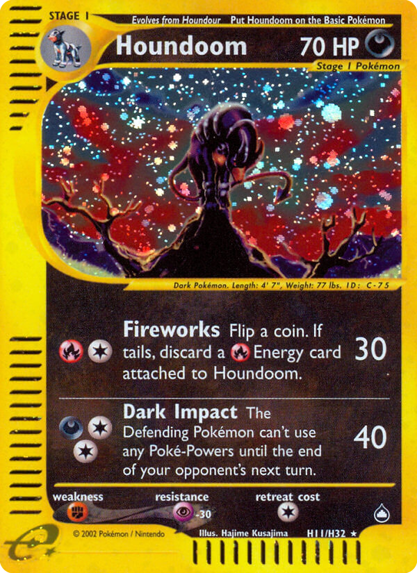 Houndoom - Aquapolis SET-H11