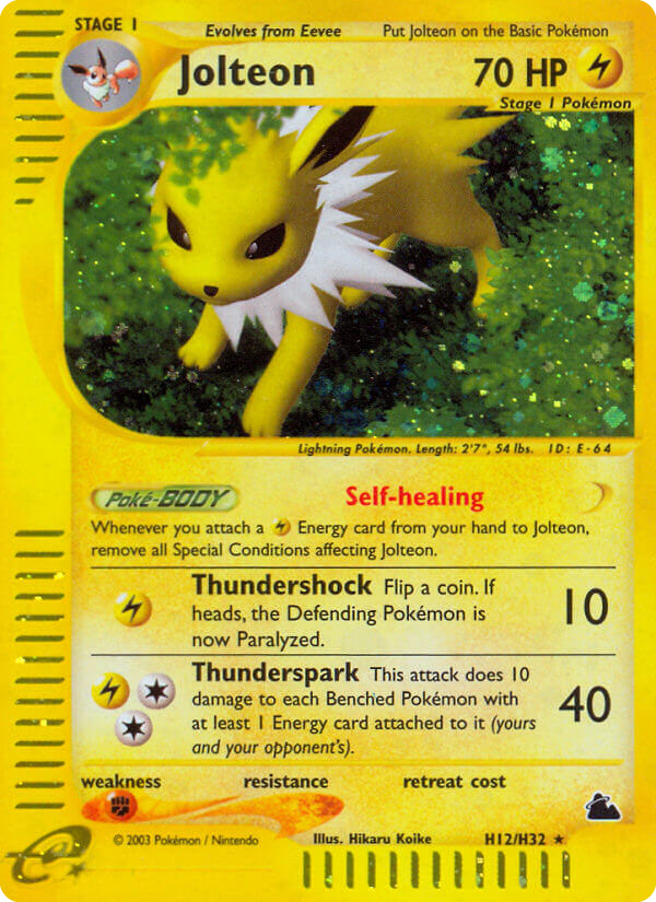Jolteon - Skyridge SET-H12