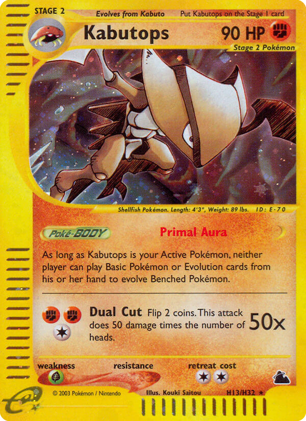 Kabutops - Skyridge SET-H13