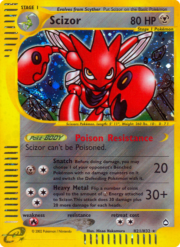 Scizor - Aquapolis SET-H21