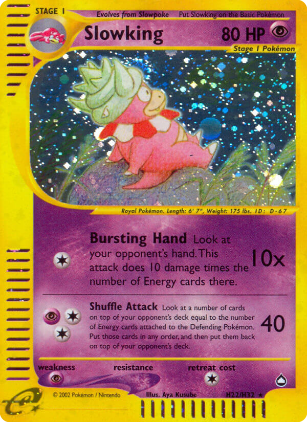 Slowking - Aquapolis SET-H22