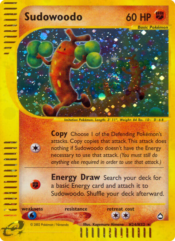 Sudowoodo - Aquapolis SET-H24