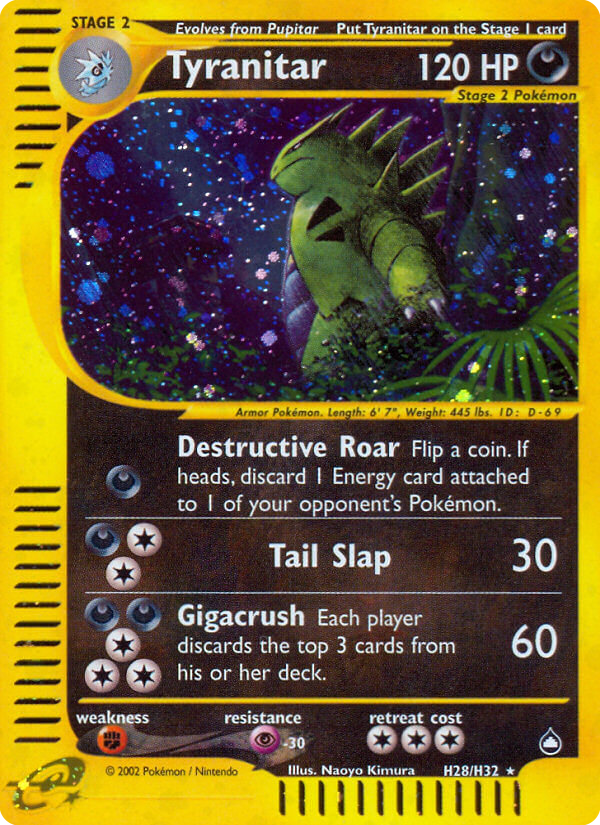 Tyranitar - Aquapolis SET-H28
