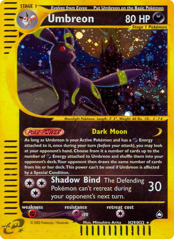 Umbreon - Aquapolis SET-H29
