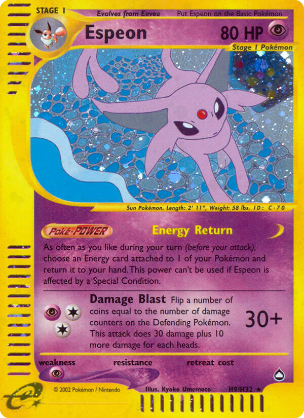 Espeon - Aquapolis SET-H9