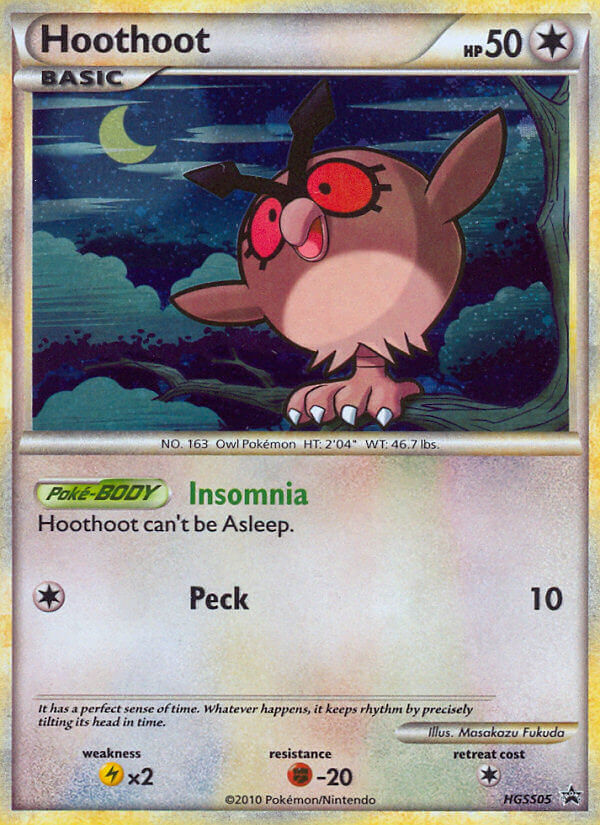 Hoothoot - HGSS Black Star Promos SET-HGSS05