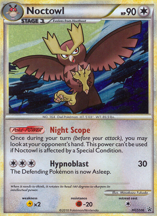 Noctowl - HGSS Black Star Promos SET-HGSS06