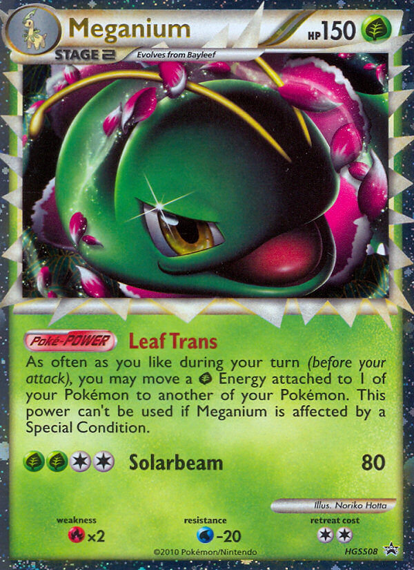 Meganium - HGSS Black Star Promos SET-HGSS08