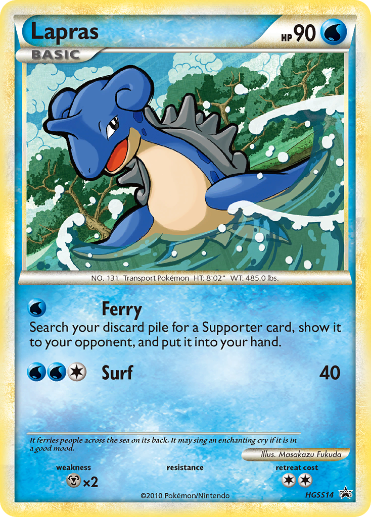 Lapras - HGSS Black Star Promos SET-HGSS14