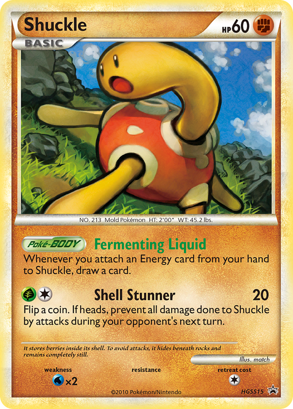 Shuckle - HGSS Black Star Promos SET-HGSS15
