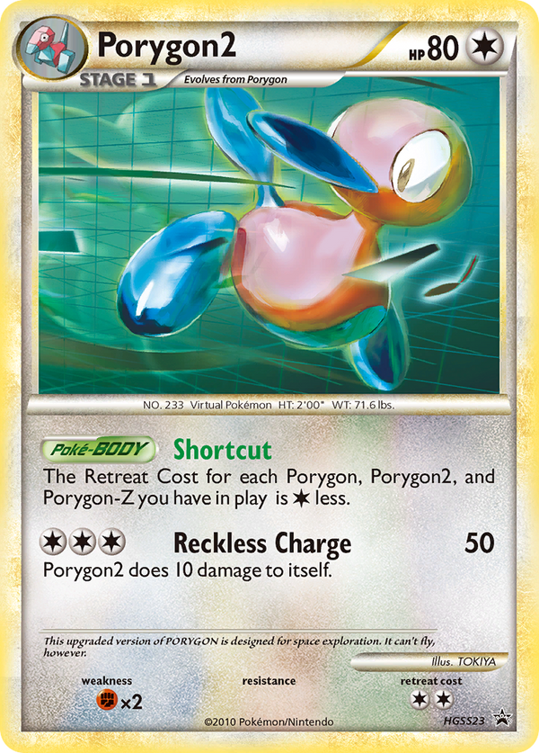 Porygon2 - HGSS Black Star Promos SET-HGSS23