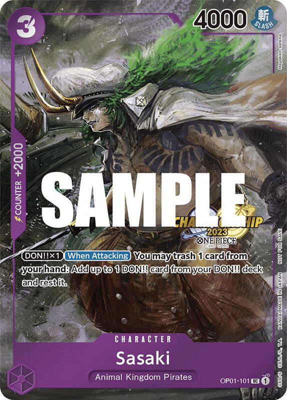 Sasaki (CS 2023 Event Pack) , Promo OP01-101 1