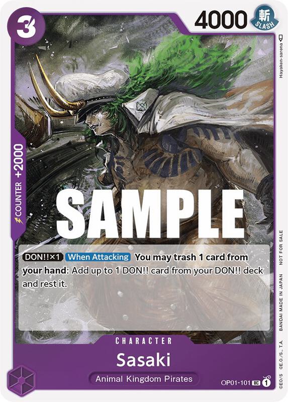 Sasaki (Event Pack Vol. 2) , Promo OP01-101 2