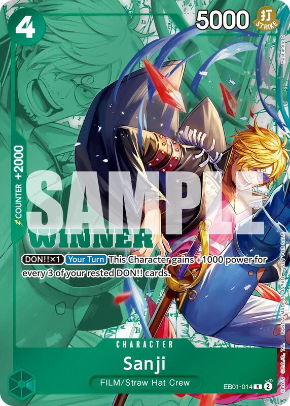 Sanji (Winner Pack 2025 Vol. 1) , Promo EB01-014 3