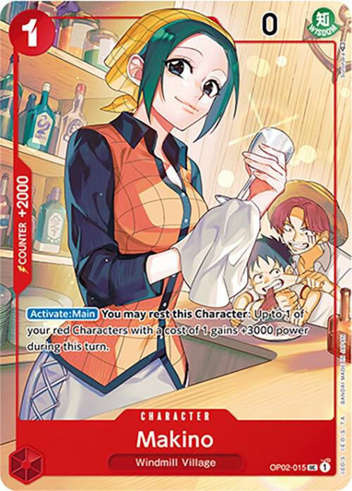 Makino (Japanese 1st Anniversary Set) , Promo OP02-015 1
