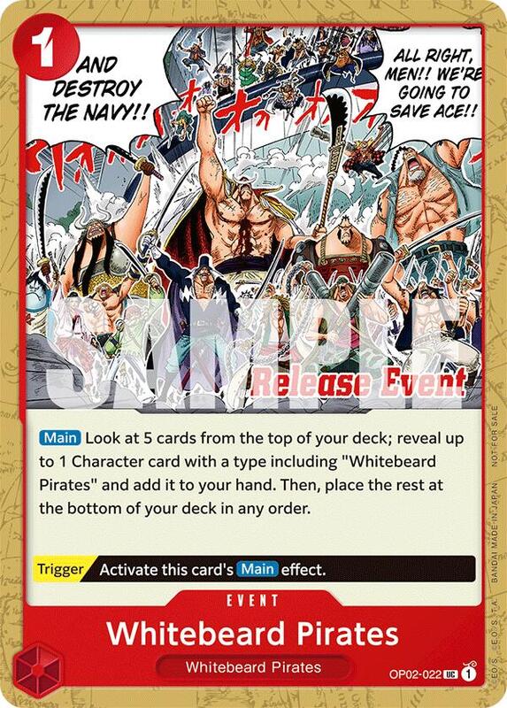 Whitebeard Pirates (ST15 - ST20 Release Event Pack) , Promo OP02-022 1