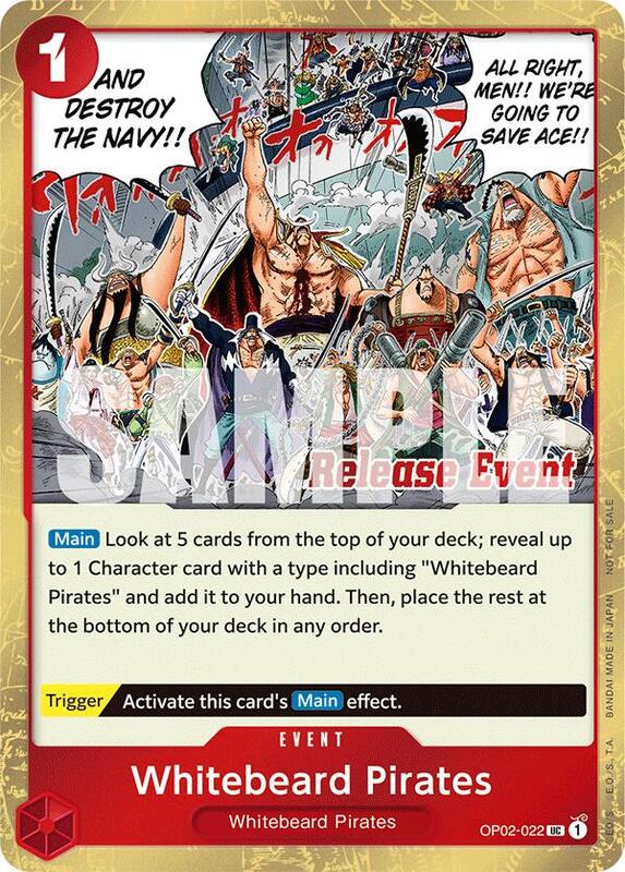 Whitebeard Pirates (ST15 - ST20 Release Event Winner Pack) , Promo OP02-022 2