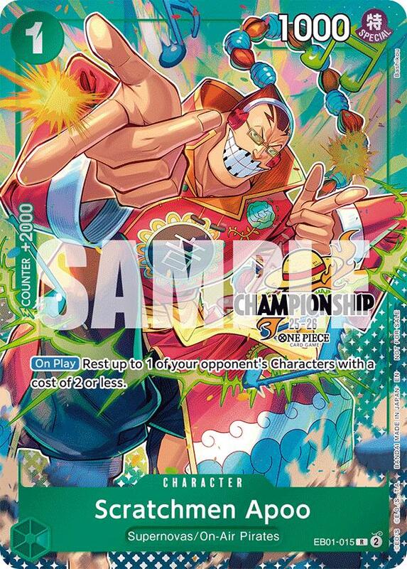 Scratchmen Apoo (CS 25-26 Celebration Pack) , Promo EB01-015 1