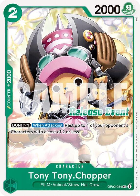 Tony Tony.Chopper (ST15 - ST20 Release Event Pack) , Promo OP02-034 1