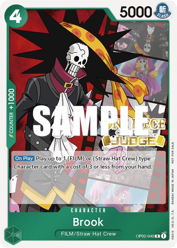 Brook (Judge Pack Vol. 2) , Promo OP02-040 1