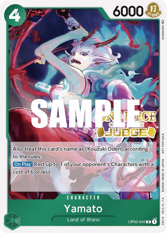 Yamato (Judge) , Promo OP02-042 1