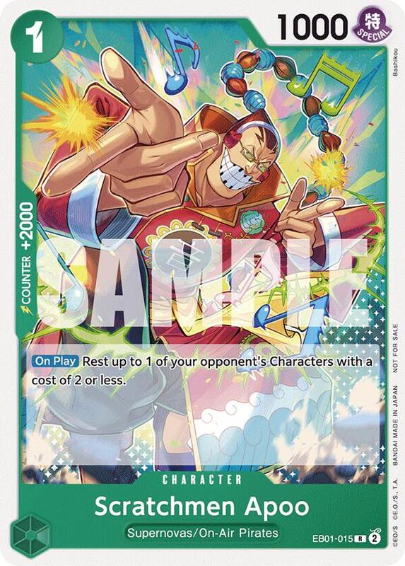 Scratchmen Apoo (Tournament Pack 2025 Vol. 2) , Promo EB01-015 2