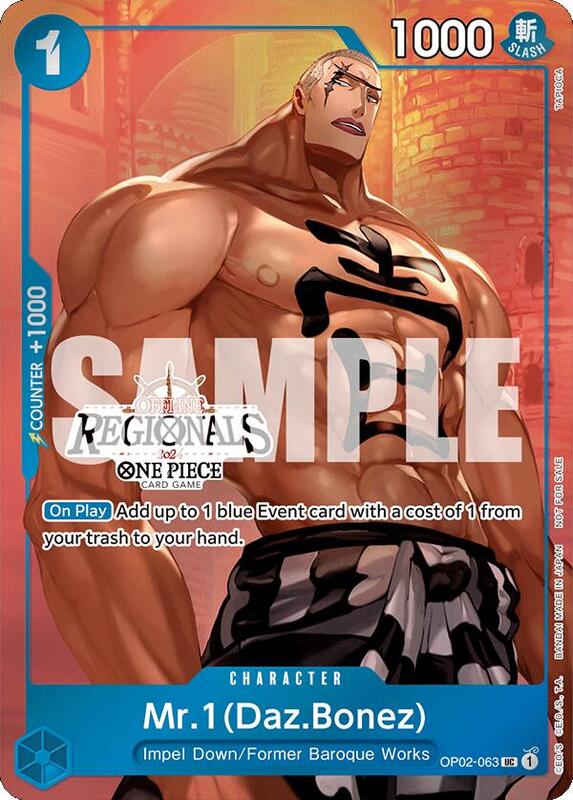 Mr.1 (Daz.Bonez) (Offline Regional 2024 Vol. 3) , Promo OP02-063 1