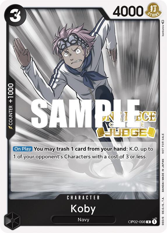 Koby (Judge) , Promo OP02-098 1