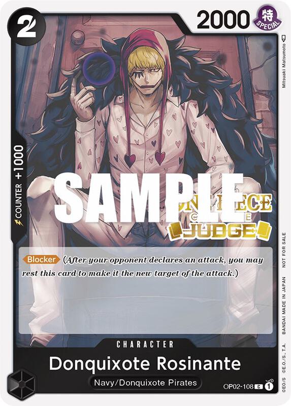 Donquixote Rosinante (Judge Pack Vol. 2) , Promo OP02-108 1