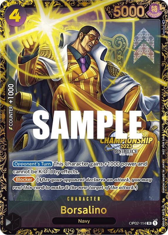 Borsalino (Championship 2023) , Promo OP02-114 1