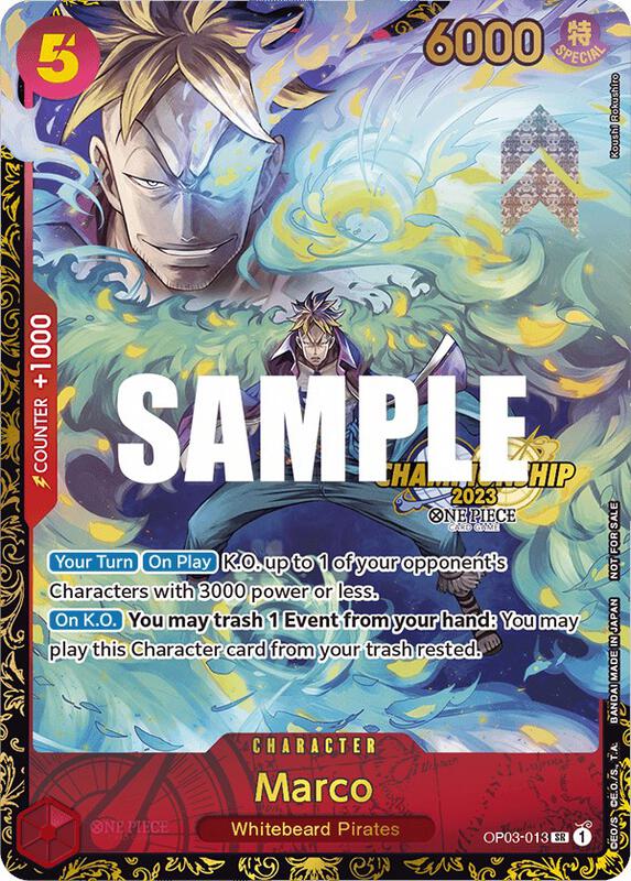 Marco (Championship 2023) , Promo OP03-013 1