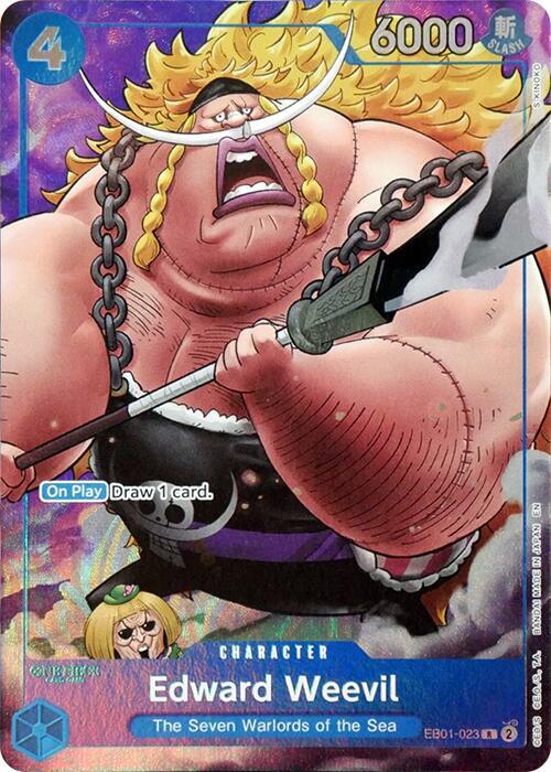 Edward Weevil (Seven Warlords of the Sea Binder Set) , Promo EB01-023 2