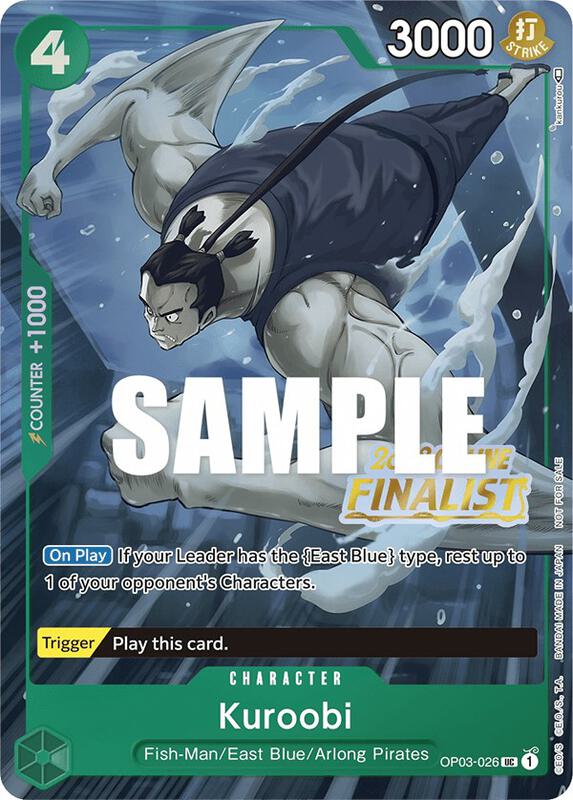 Kuroobi (Online Regional 2023) [Finalist] , Promo OP03-026 3
