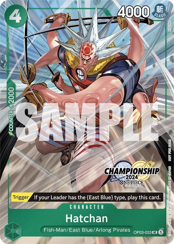 Hatchan (CS 2024 Celebration Pack) , Promo OP03-033 1
