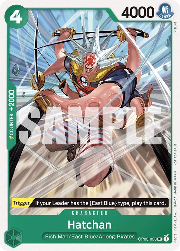 Hatchan (Tournament Pack Vol. 6) , Promo OP03-033 2